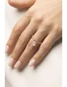Каблучка з сердечком , покрита позолотою (Арт 2081 п)
