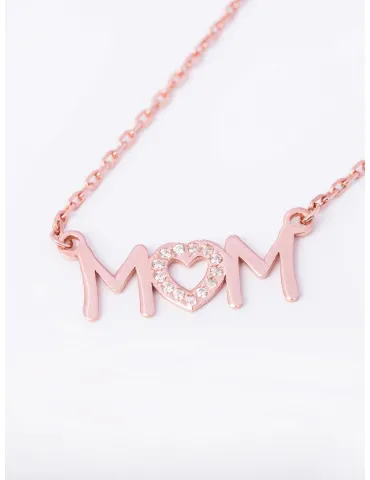 Кольє "Mom" покрите позолотою (Арт 620 п)