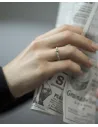 Каблучка без вставки з сердечком  (Арт 786 р)