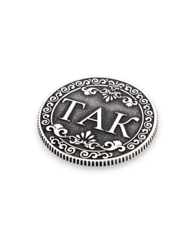 Срібна монета "Так / Ні"  (Арт 863 )